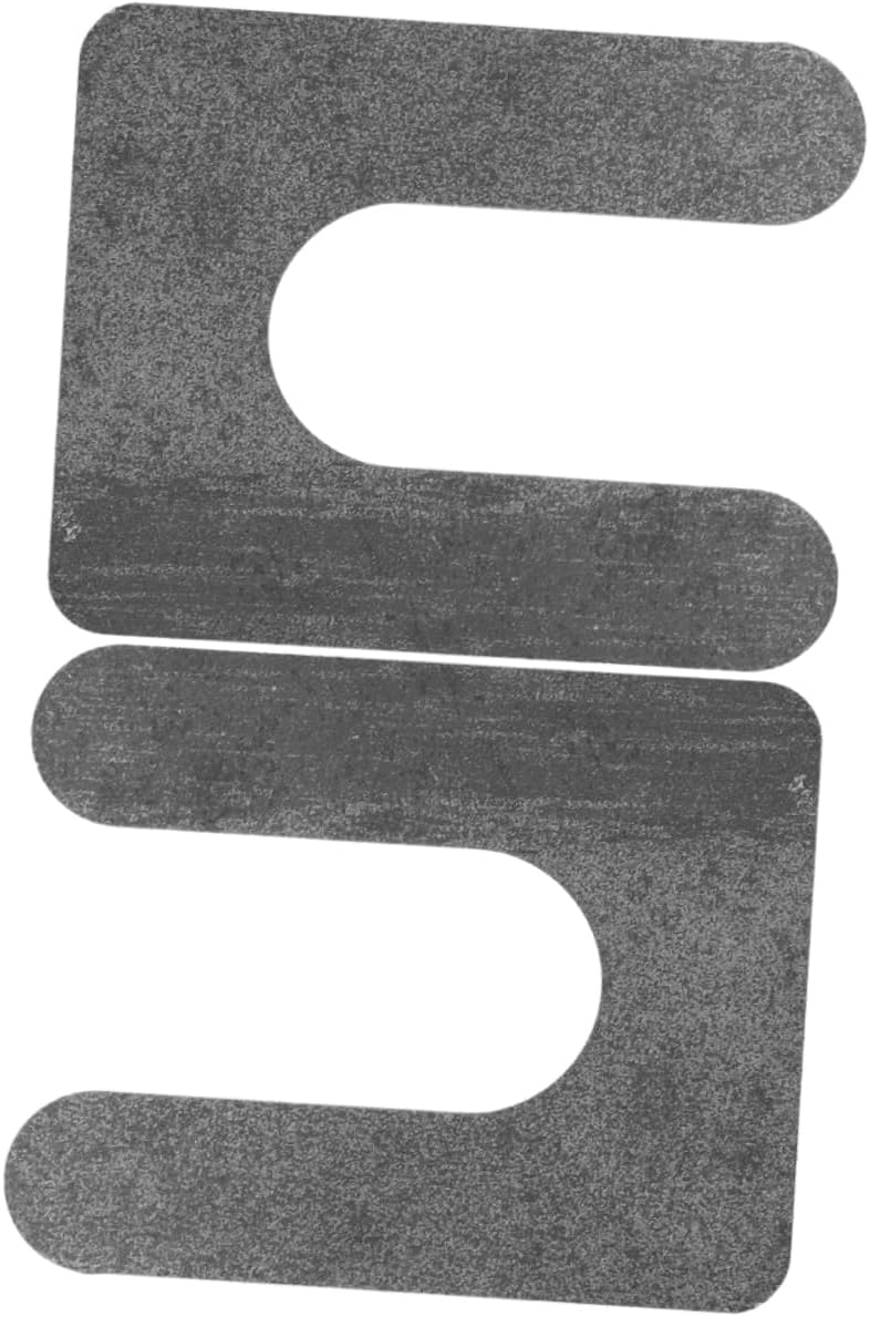 شرائح تسوية لرفع السيارات من CHILDWEET، عدد 2 قطعة: تُستخدم لتحقيق استقرار الرافعة الهيدروليكية، وتُعمل كفواصل للأساس على شكل حرف U، مناسبة لإصلاح السيارات ومحاذاتها على الأسطح غير المستوية. - Image 1