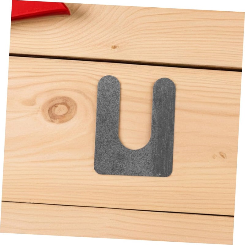 شرائح تسوية لرفع السيارات من CHILDWEET، عدد 2 قطعة: تُستخدم لتحقيق استقرار الرافعة الهيدروليكية، وتُعمل كفواصل للأساس على شكل حرف U، مناسبة لإصلاح السيارات ومحاذاتها على الأسطح غير المستوية. - Image 5