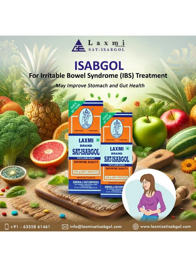 LAXMI SAT ISABGOL Psyllium Husk 400 GRM| Good for Relieves in Constipation, Digestion & Bloting |Digestion Metabolism Toxin Removal Acidity Gas Control. - Image 3