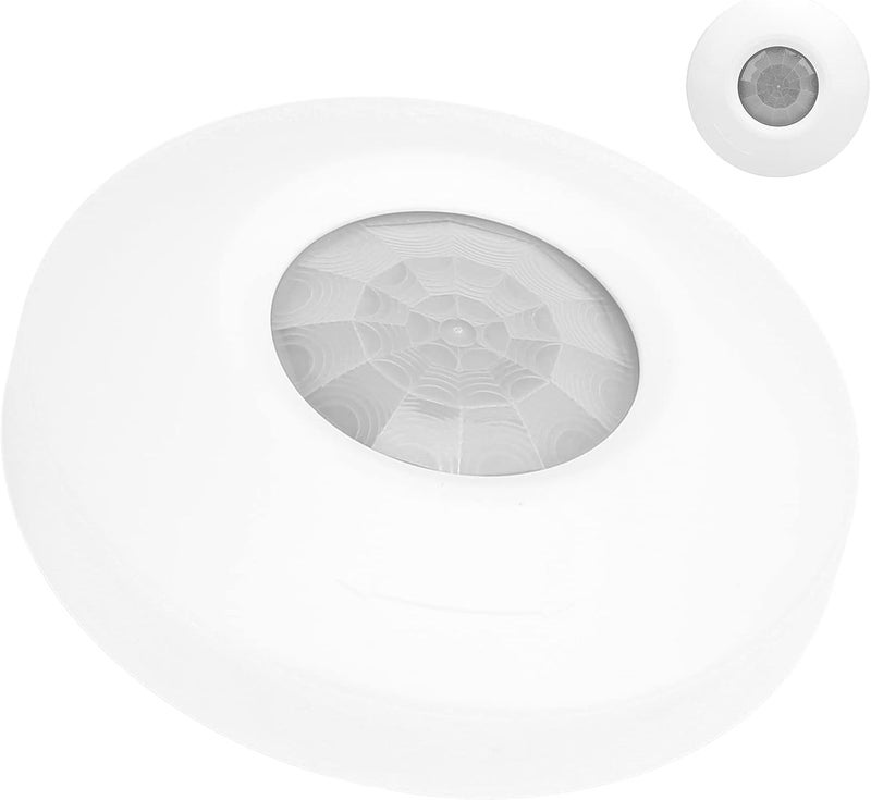 klarako Motion Sensor 12V 360 Degree PIR Ceiling Detector for Home Shops Villas Hotel Security System - Image 1