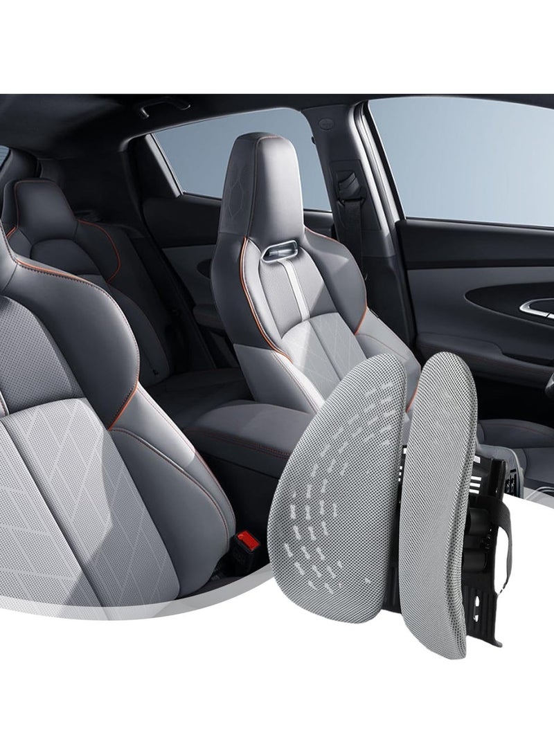 Generic Ergonomic Backrest Support for Chairs and Car Seats ,  Grey  - Image 5