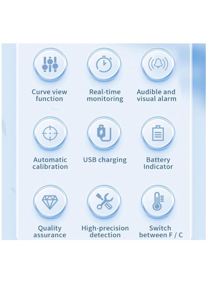 Air Quality Monitor Indoor PM2.5 PM10 WiFi Detector With 2.8-Inch TFT Display And Alarm Temperature And Humidity Function  Tester for Home Office Plant (Pearly White)