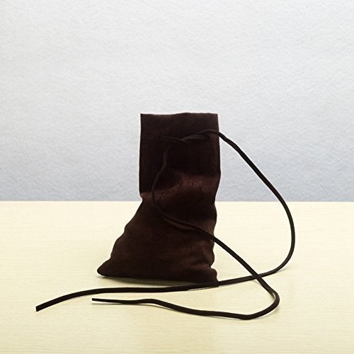 BLESSUME Medieval Pouch Drawstring Bag Renaissance Viking Costume Belt Pouch Waist Bag (Brown) - Image 4