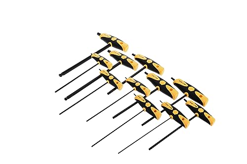 Wiha 33494 11-Piece Soft Grip T-Handles Ball Hex Inch Dual Drive - Image 2