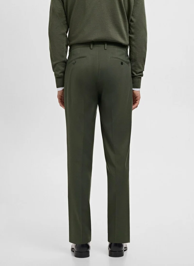 Mango Man Milan slim-fit suit trousers