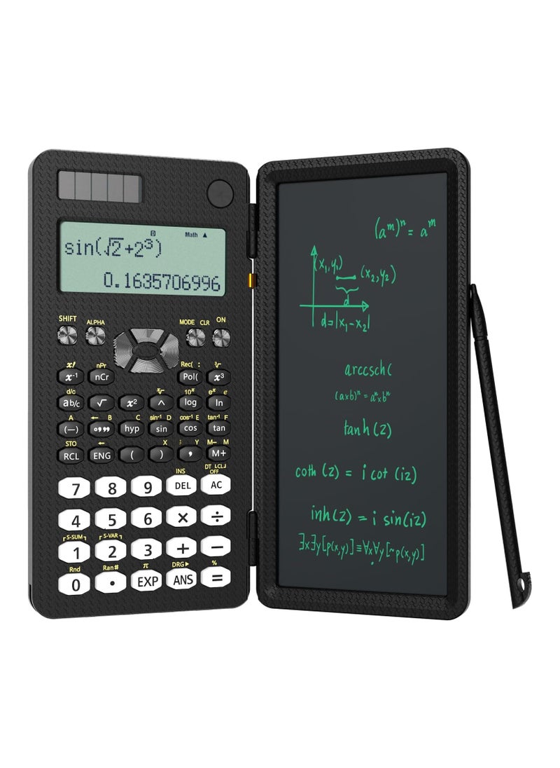 General - Scientific Calculator with Notepad, Middle and High School Supplies for Students and Colleges, 82 MS Foldable 2-Line Display Scientific Calculator with Writing Pad - Image 1
