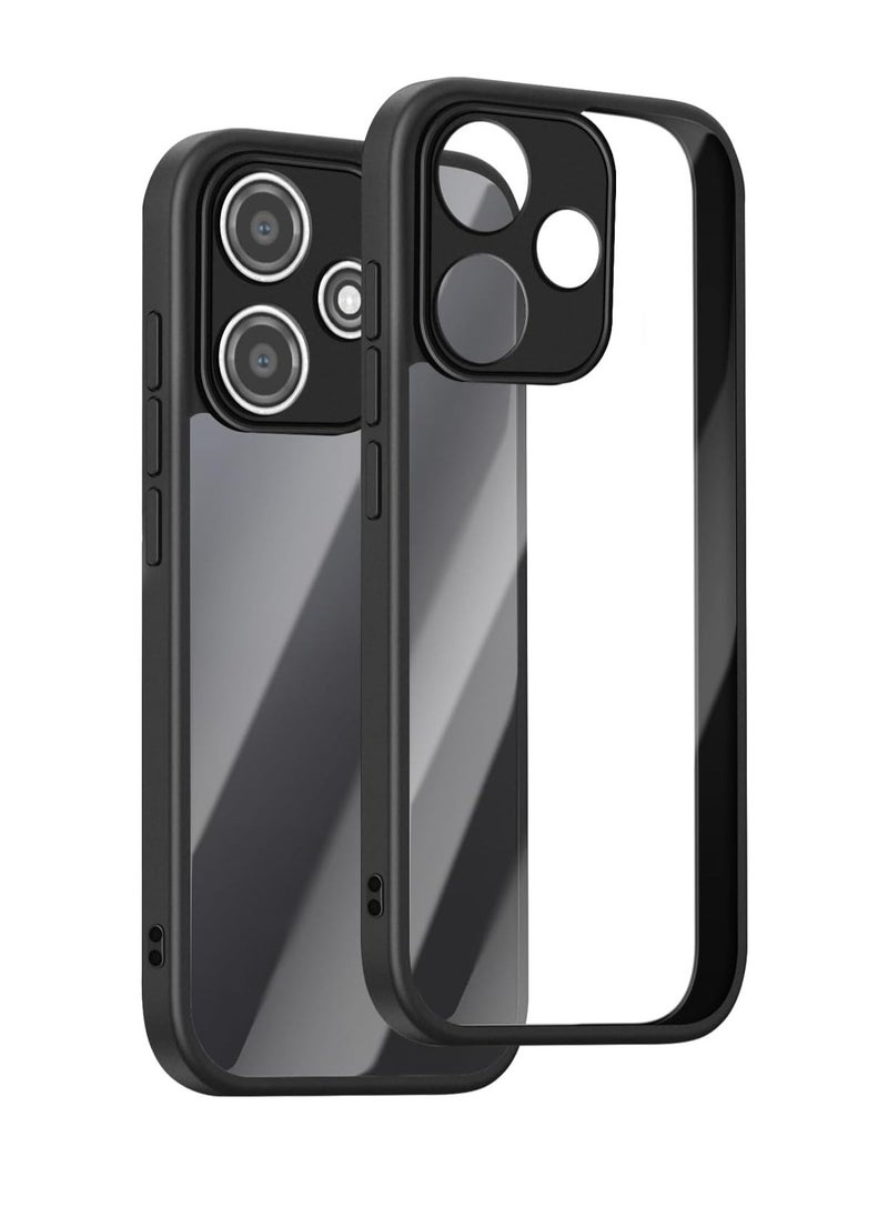 Generic - Bumper Protective Case for Realme Gt6/Gt6 Pro/Gt Neo 6 Se Silicone TPU Bumper Ultra Durable Ultra-Safe Camera Optimum Solution (black) - Image 1