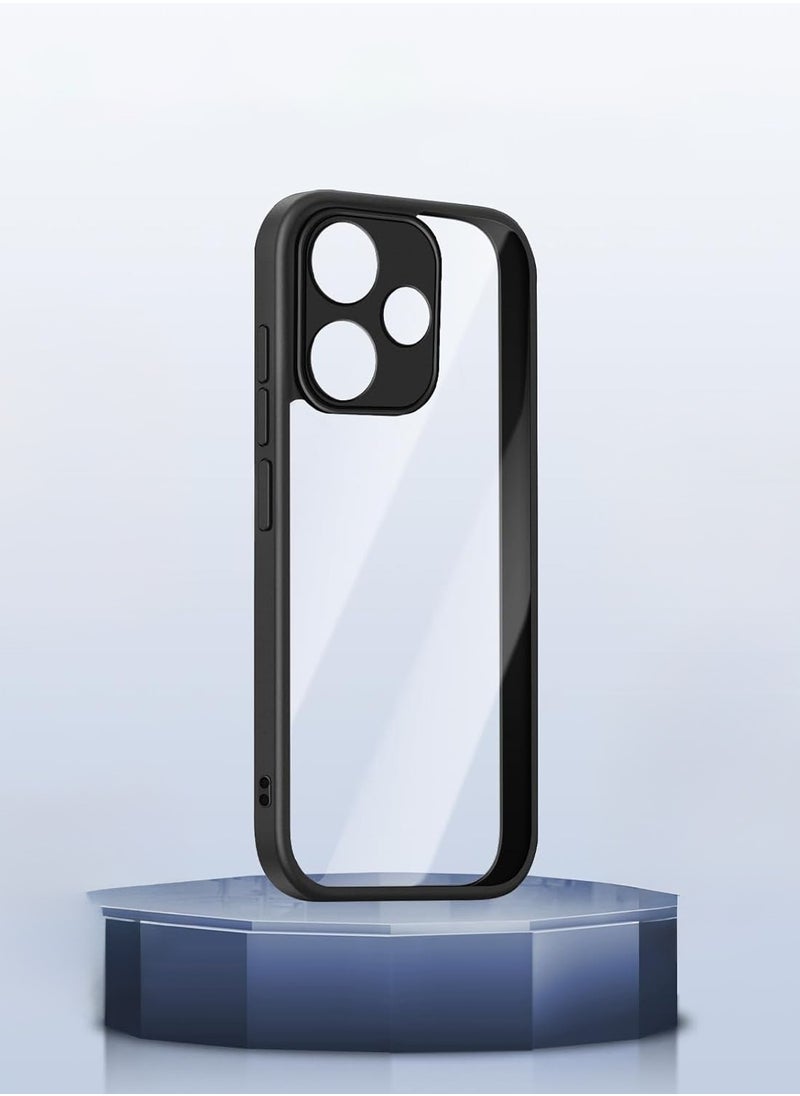 Generic - Bumper Protective Case for Realme Gt6/Gt6 Pro/Gt Neo 6 Se Silicone TPU Bumper Ultra Durable Ultra-Safe Camera Optimum Solution (black) - Image 1