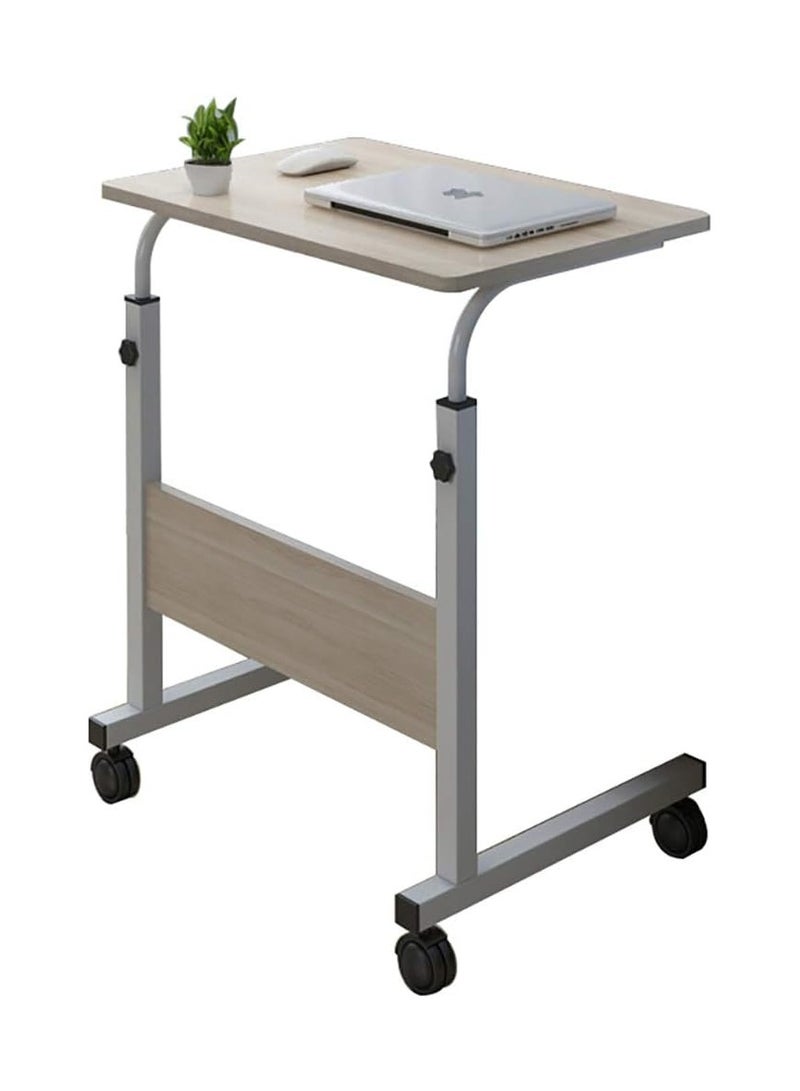 BLOOMING TIME Adjustable Height Desk Laptop Desk with 4 Wheels  - Image 1