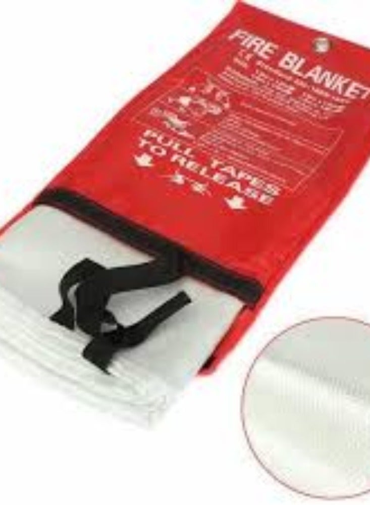 KNP KNP Fire Blanket (1.2M X 1.2M) is a safety tool used to extinguish small fires or to provide protection during a fire emergency.  - Image 3