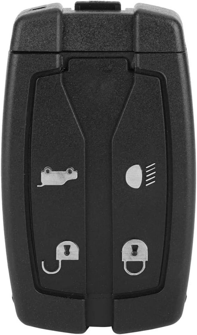 Car Remote Smart Key Case 4 - Button for Land 2, Black ABS Shell - Durable Replacement, Easy Installation, Accurate Button Position - Image 1