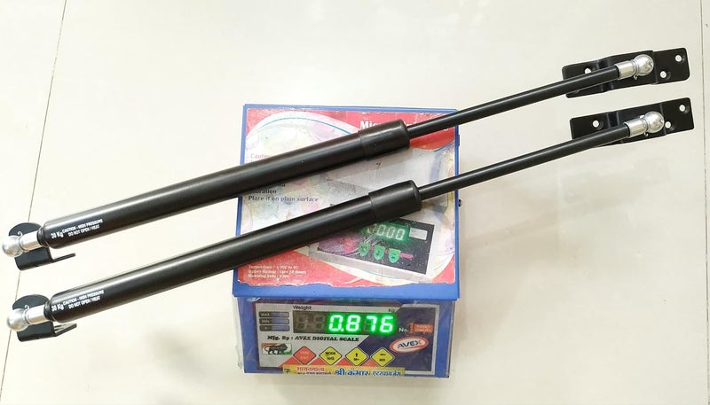 Generic 18 450mm Bed Lift Mechanism Gas Spring Top Position Black 30kg Capacity Pack of 2  - Image 3