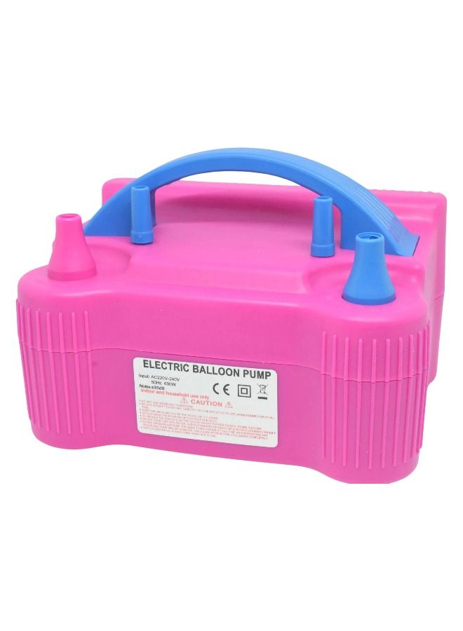 BORTONY Electric Air Balloon Pump Portable Inflator Dual Nozzle For Party Decoration - Image 1