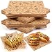 Marspark 300 Pcs 12 x 12 Inch Deli Wax Paper Sheets Grease Mexican Themed Resistant Tray Basket Liners Water and Grease Proof Sandwich Wrapping Square Burrito Wrappers for Food Baking - Image 2