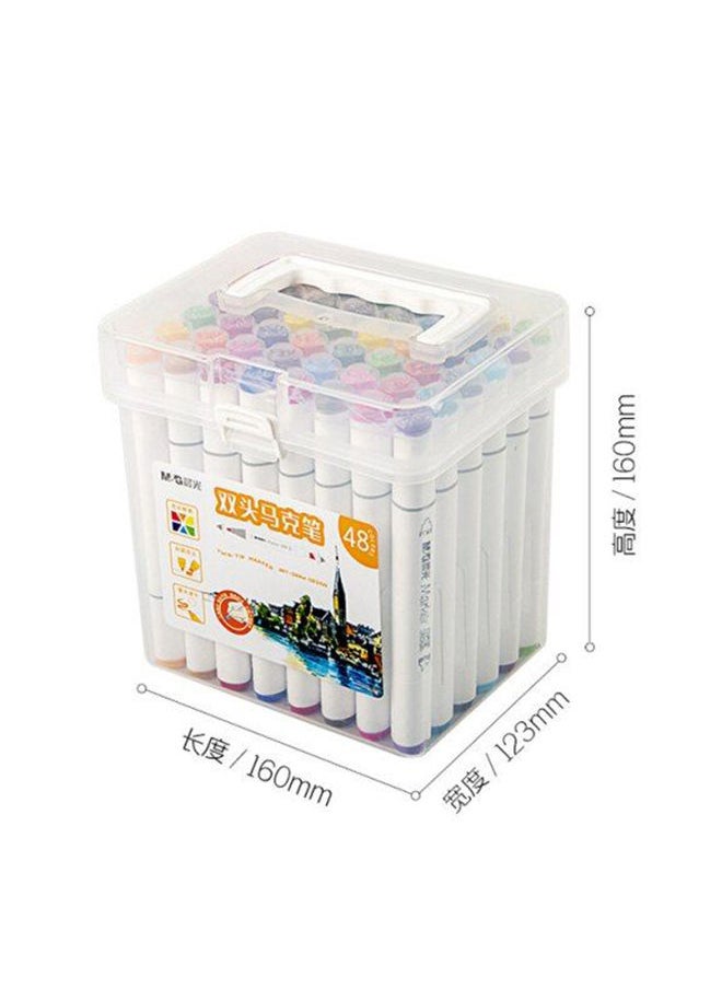 M&G DoubleHeaded Marker Hand Painting Design Set 48pcs  - Image 2
