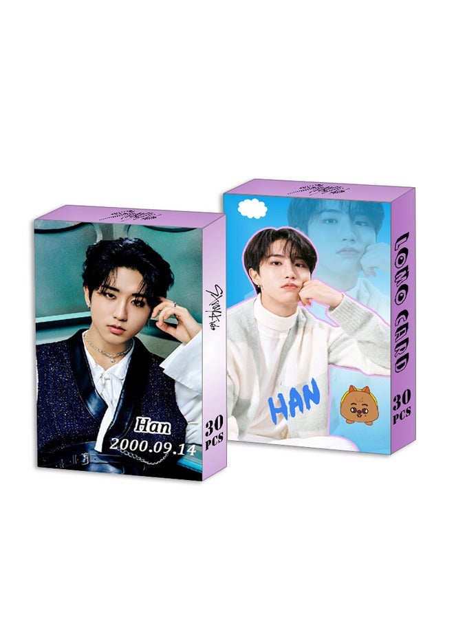 NIBEMINENT 30-Piece Stray Kids Han Personal Cards - Image 1
