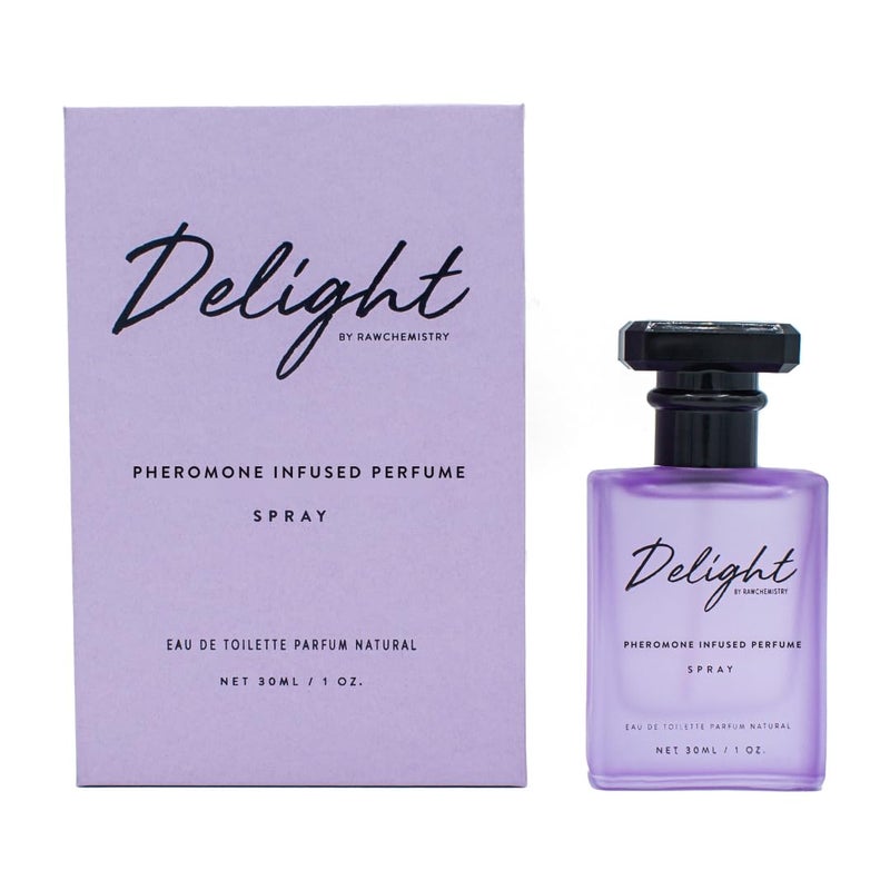 RawChemistry Delight Pheromone Infused Perfume for Women â€“ Women's Perfume Infused with Pheromones â€“ Delight by Raw Chemistry Spray with Feromonas â€“ con Feromonas para Mujer - Image 1