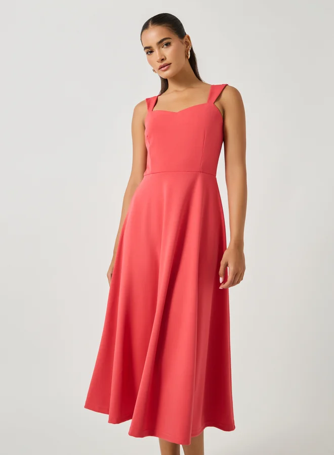 Styli Fit and Flare Dress