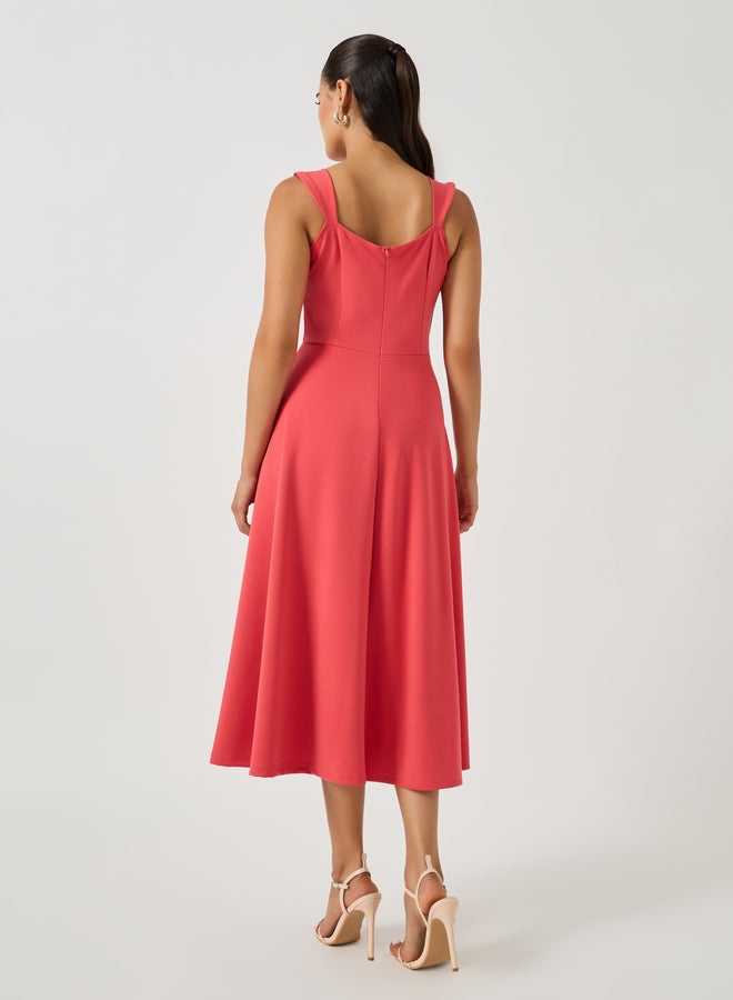Styli Fit and Flare Dress - Image 5