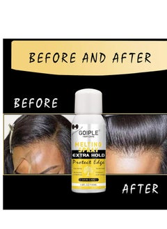 Goiple Lace Melting and Holding Spray Glue-Less Hair Adhesive for Wigs, Lace Bond Adhesive Spray Wig Spray for Closure Wigs Closure Front Extensions, Strong Natural Finishing Hold with Control  - Image 3
