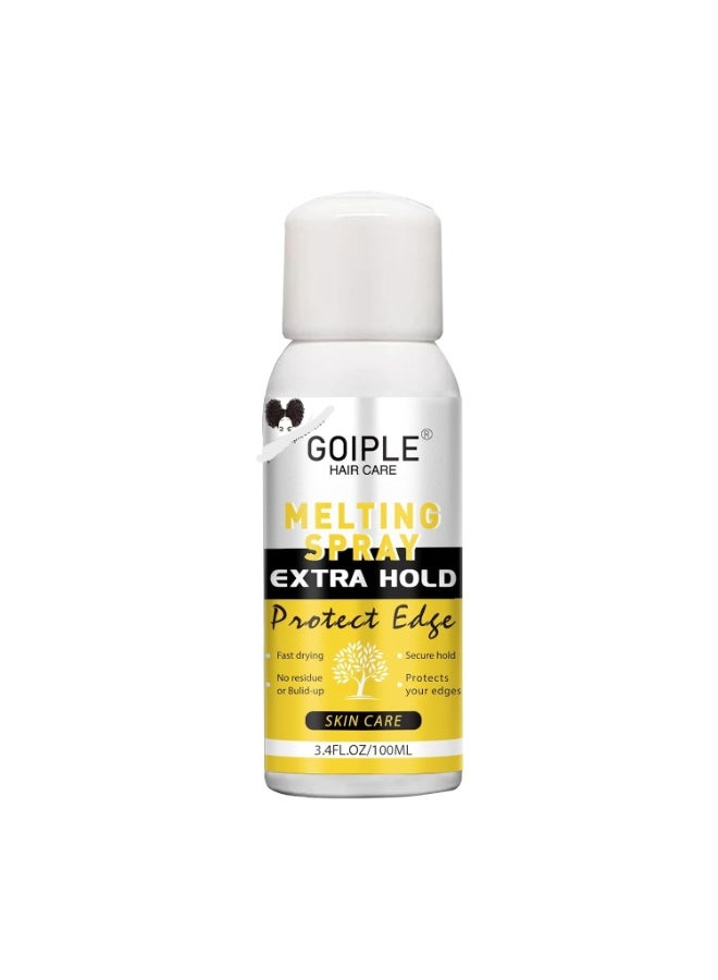 Lace Melting and Holding Spray Glue-Less Hair Adhesive for Wigs, Lace Bond Adhesive for Closure Wigs and Front Extensions, Strong Natural Finishing Hold with Control