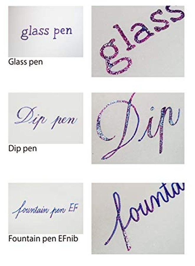 Colorverse Ink - (Limited US Exclusive) - Stars and Stripes (Glistening) 30ml Fountain Pen Ink - Image 3
