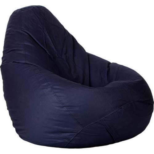 caddyFull Large Bean Bag Cover Without Beans (Navy Blue) - Image 3