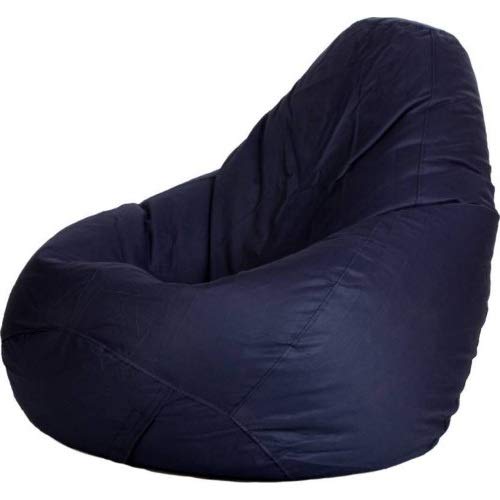 caddyFull Large Bean Bag Cover Without Beans (Navy Blue) - Image 5