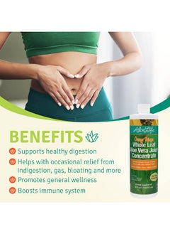 Aloe Life Whole Leaf Aloe Vera Juice Concentrate Soothing Relief For Indigestion Antioxidant Catalyst Supports Energy & Wellness Certified Organic Aloe Leaves Glutenfree (Orange Papaya 16 Oz)  - Image 5