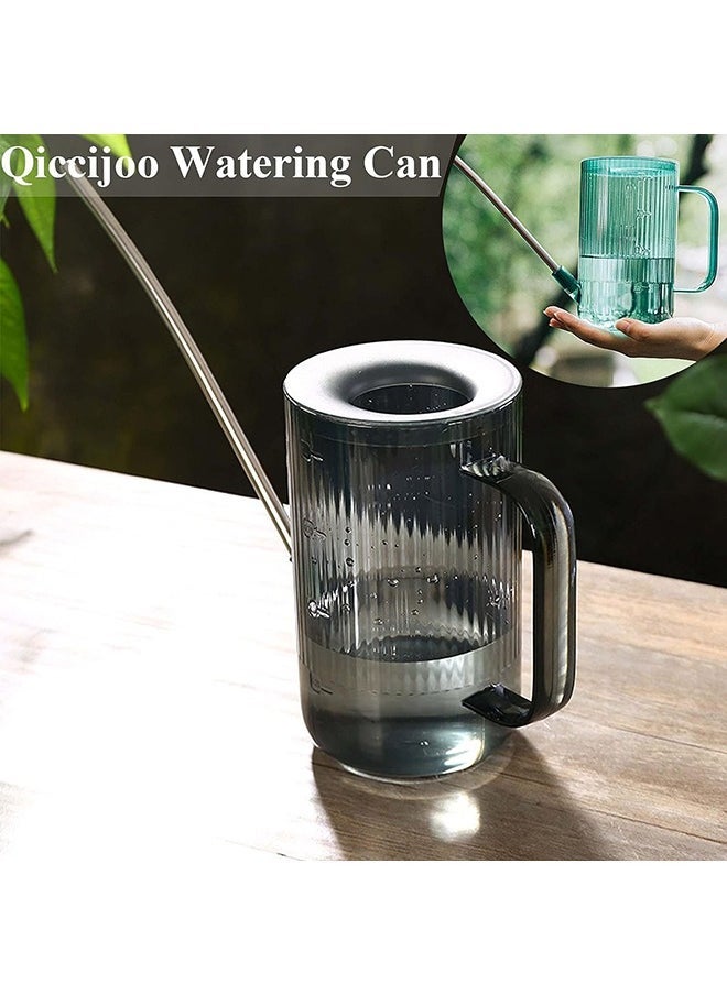 Arabest Watering Can for Indoor/Outdoor Plants 1L/34oz With Stainless Steel Long Spout, Bonus 500ml/17oz Spray Bottle for Watering Plants, Flowers, Succulents and Bonsai (Grey) - Image 4