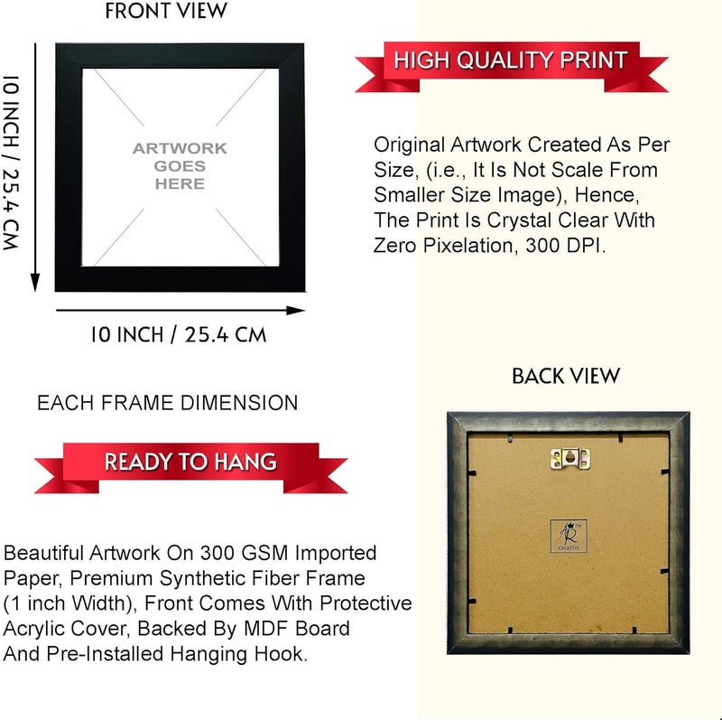 AR Creative Bible Verse Wall Art Set - Grace, Faith, Love, Blessings - Image 5