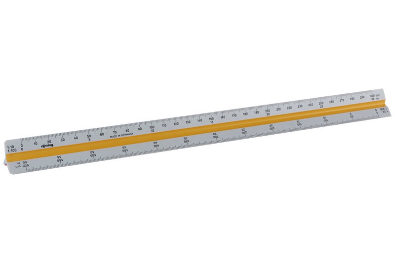 Rotring Triangular Reduction Scale T2 for Technical Drwing & Interior, Architectural and Engineering -S0220561 - Image 2