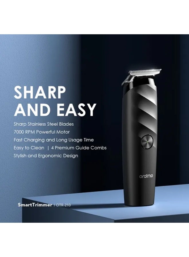 Oraimo Electric Razor SmartTrimmer Home Cordless Powerful - Black - Image 3