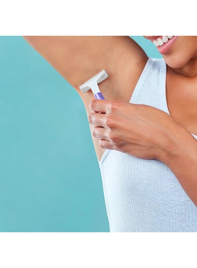 بيك شفرات حلاقة بيك سيلكي تاتش للنساء للاستخدام مرة واحدة، مع شفرتين، ومقابض حلاقة بلون باستيل جميل، عبوة من 10 شفرات حلاقة - Image 5