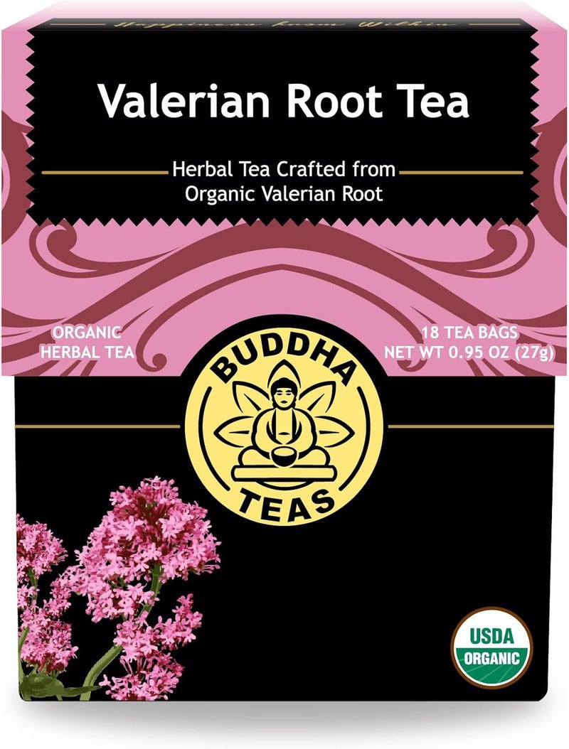 BUDDHA TEAS شاي جذر فاليريان العضوي من بودا تيز - Image 1