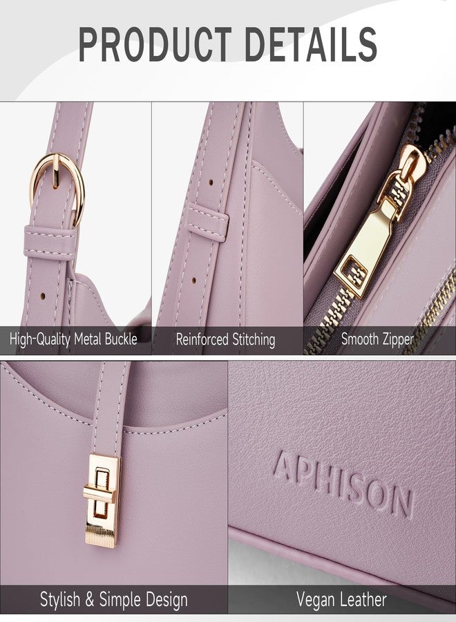 APHISON Shoulder Bag for Women Trendy, Vegan Leather Hobo Purses and Handbags with Adjustable Strap - Image 4
