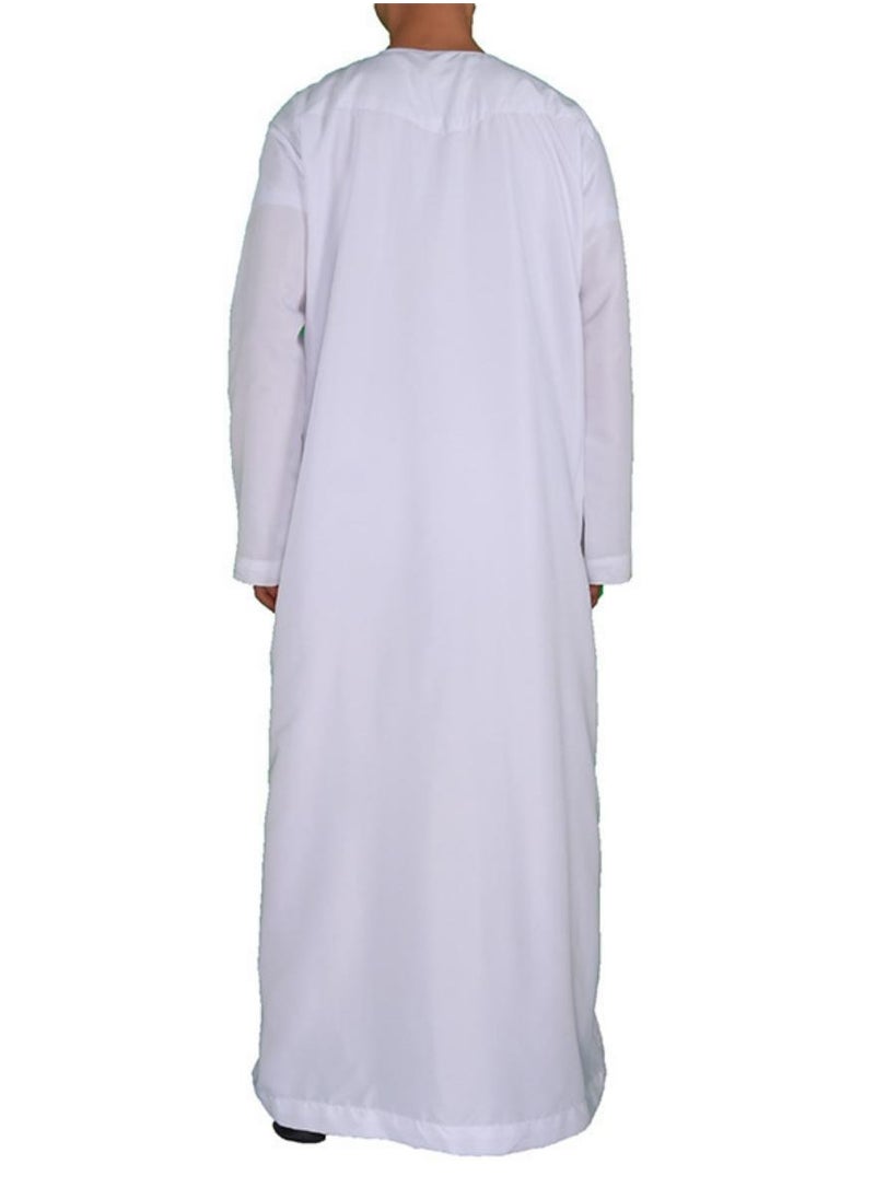 ماركة غير محددة - الجلباب الأبيض التقليدي السعودي للرجال - Image 1