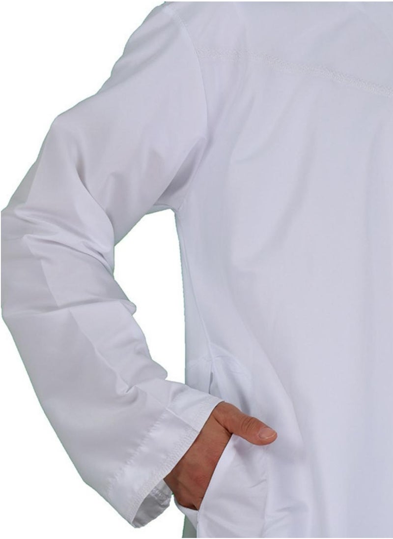 ماركة غير محددة - الجلباب الأبيض التقليدي السعودي للرجال - Image 1