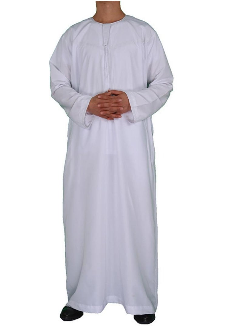 ماركة غير محددة - الجلباب الأبيض التقليدي السعودي للرجال - Image 1