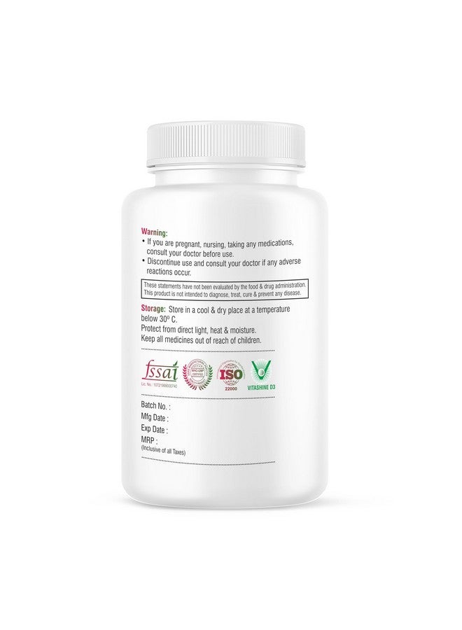 Biotrex Nutraceuticals Vitamin D3 600 IU + K2 MK7 Supplement For Advance Bone Health & Heart Health - 120 Veg Tablets - Image 3