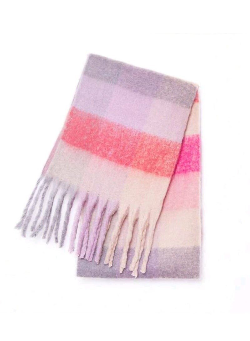 Shein 1pc Small Plaid Scarf, Soft & Warm For Autumn/Winter - Image 3