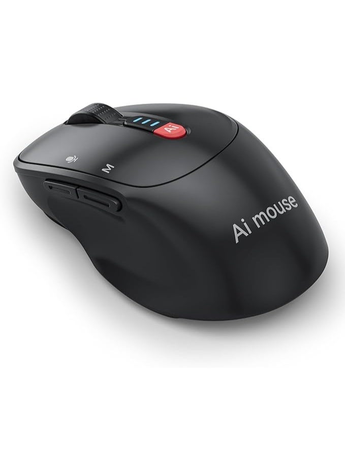 Dreamer AI GPT Mouse, Voice Input Search, Voice and Word Translation, Form Document Output, Code Generation, SWOT Analysis, AI Painting, AI Writing, Rechargeable, for Win7/8/10/11 Mac OS. - Image 1