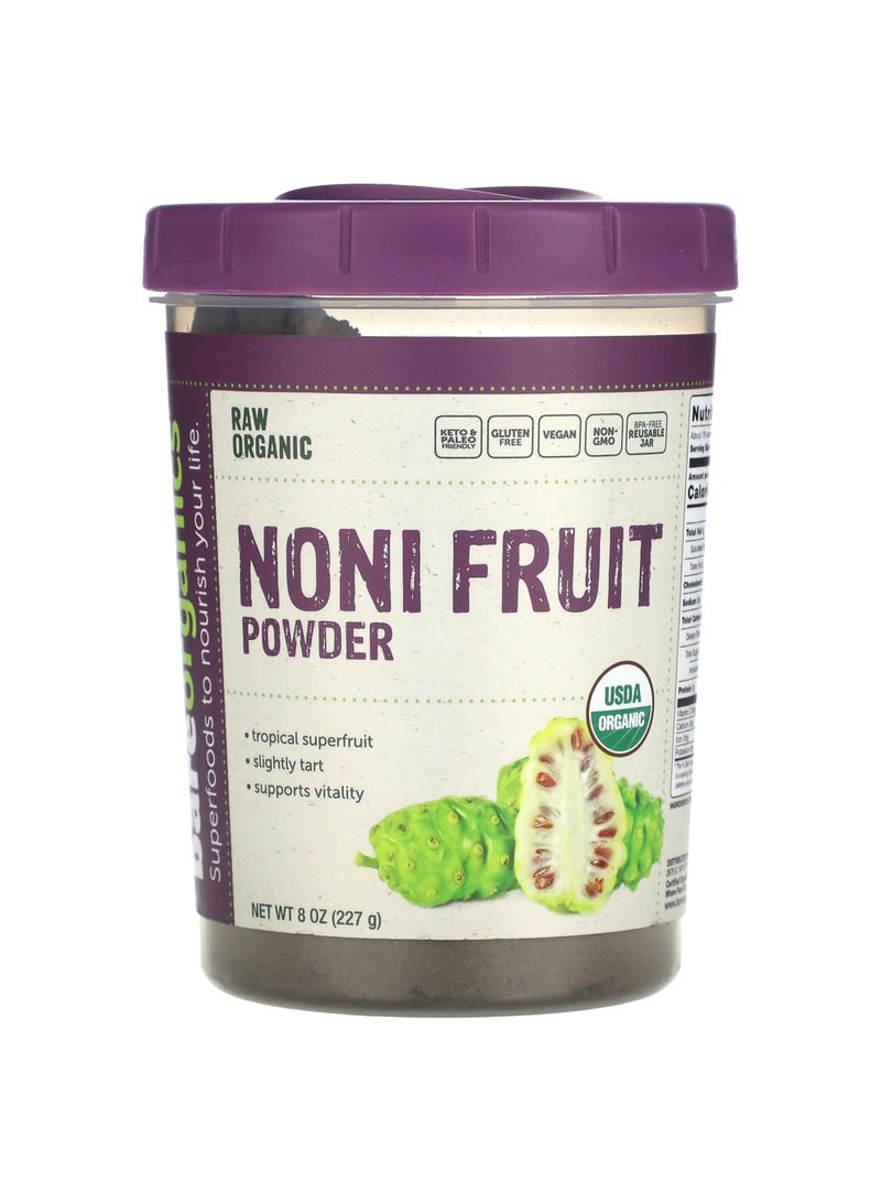 Raw Organic Noni Fruit Powder, 8 oz (227 g)