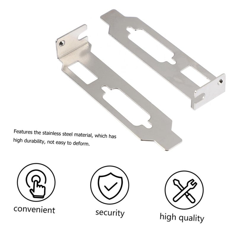 20Pcs Stainless Steel PCI Slot Covers Blank Vent Plates For Computer Case Fan - Image 4