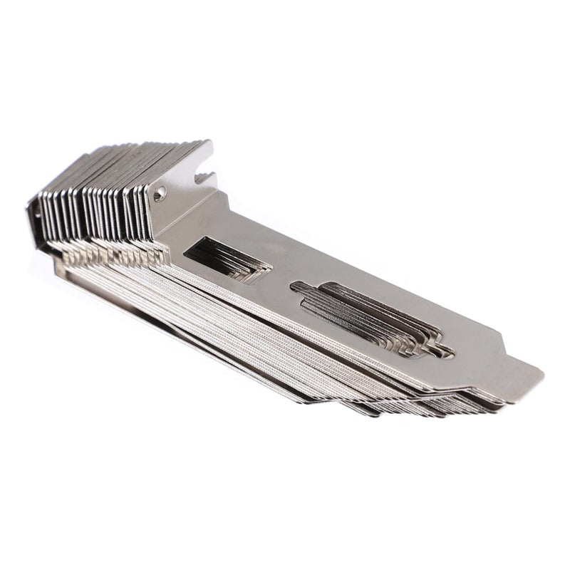20Pcs Stainless Steel PCI Slot Covers Blank Vent Plates For Computer Case Fan - Image 2