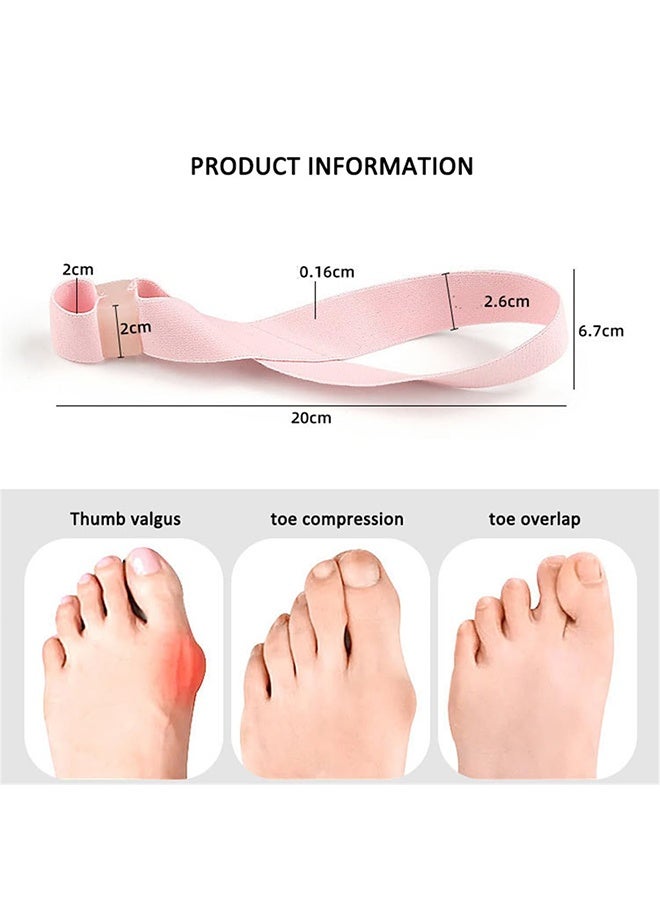 قطعتان من مصحح الورم، شريط مقاومة لأصابع القدم، شريط مصحح للورم، للنساء والرجال، يخفف آلام القدم - Image 2