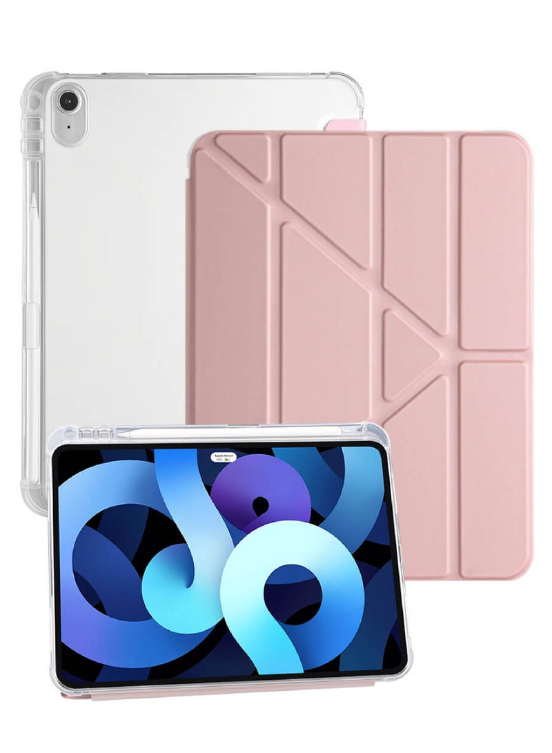 Rock Pow Case for iPad (A16) 11th 11 inch 2025 Gen iPad 11 Case/Case For iPad 10th Gen Case 2022 iPad 10 Case Slim Stand Soft Clear Transparent Shell Back with Pencil Holder Smart Cover for 11" iPad 11th 2025/10.9"iPad 10th Gen 2022  - Image 1