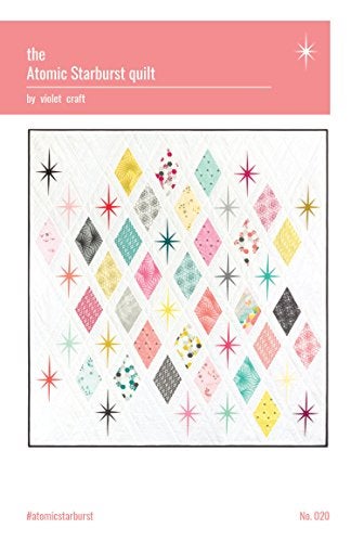 Foundation Paper Piecing The Atomic Starburst Quilt - Foundation Paper Piecing Pattern - 62" x 66" Quilt - Image 2