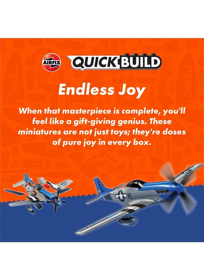 Airfix Airfix J6009 Quickbuild Model Airplane Kits for Adults & Kids - Harrier - Fighter Jet Plastic Model Kits, Block Building Sets, Snap Together Aircraft Models, Engineering Toys for Gifts  - Image 5