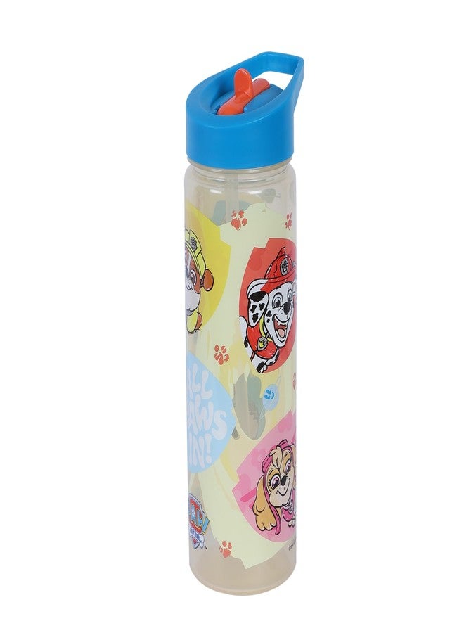 Gluman Water Bottle for Kids | Disney Paw Patrol Ninos 700 ml SipperBottle with Flip-Top Closure | Kids Sipper School Water Bottle | Picnic Bottle | Food Grade | School Bottle for Boys | Leakproof - Image 1